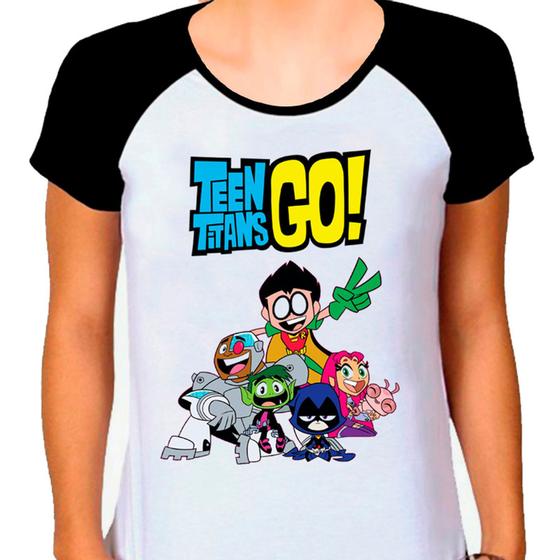 Imagem de Camiseta desenho titan go feminina