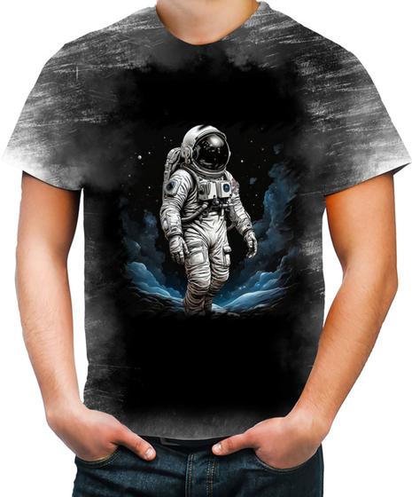 Imagem de Camiseta Desgaste Astronauta Espaço Espacial Estrelas 7