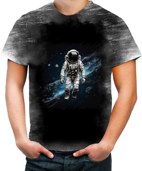 Imagem de Camiseta Desgaste Astronauta Espaço Espacial Estrelas 9