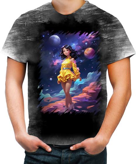 Imagem de Camiseta Desgaste Bailarina Espacial Dança 1