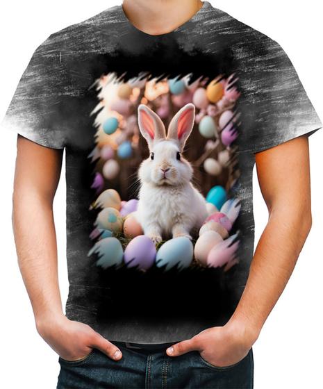 Imagem de Camiseta Desgaste Coelhinho da Páscoa Realista Real 9