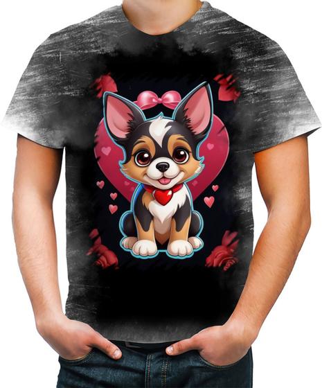 Imagem de Camiseta Desgaste Dia dos Namorados Cachorrinho 8