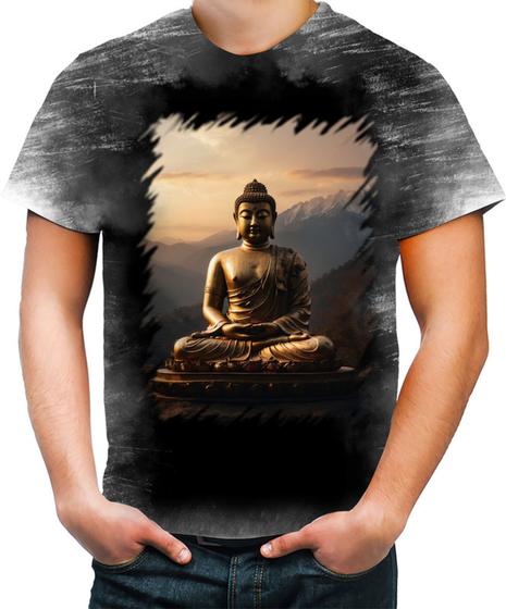 Imagem de Camiseta Desgaste Estátua de Buda Iluminado Religião 17