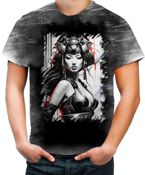 Imagem de Camiseta Desgaste Geisha Ninja Nipon Japão Japan Edo 3