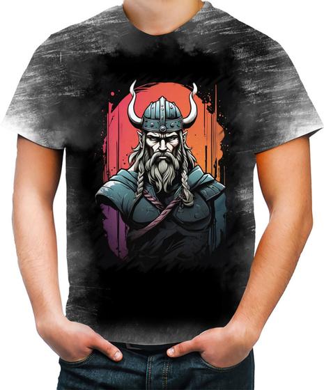 Imagem de Camiseta Desgaste Guerreiro Viking Nórdico Tribo 18