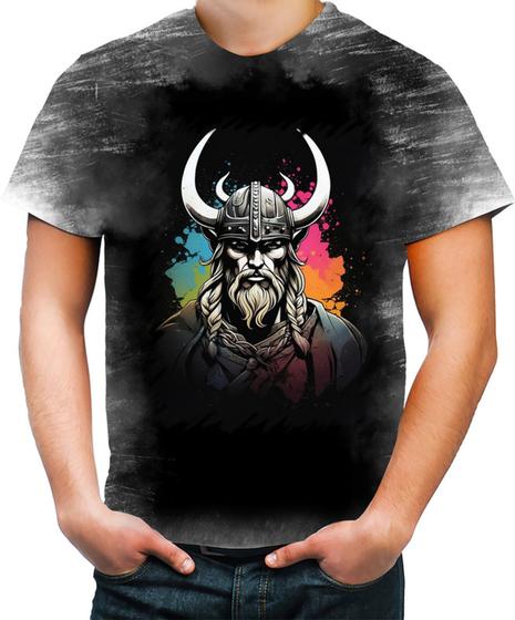 Imagem de Camiseta Desgaste Guerreiro Viking Nórdico Tribo 6