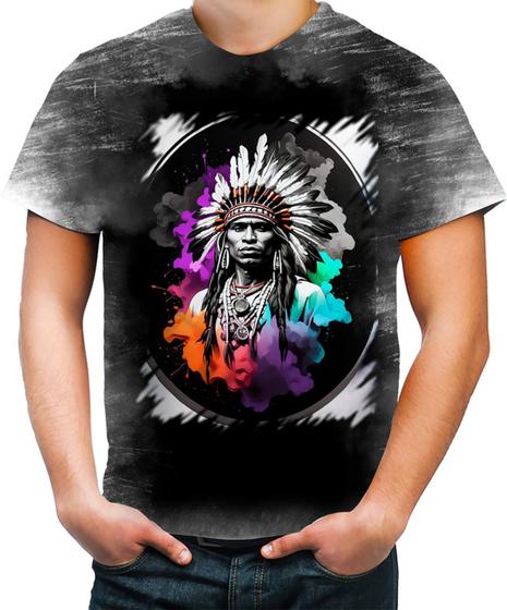 Imagem de Camiseta Desgaste Índio Apache Tribo Americana Oeste 10