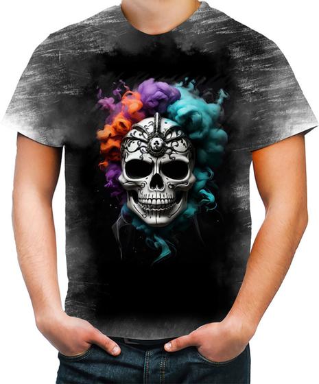 Imagem de Camiseta Desgaste La Muerte Mexicana Dama Esqueleto 1