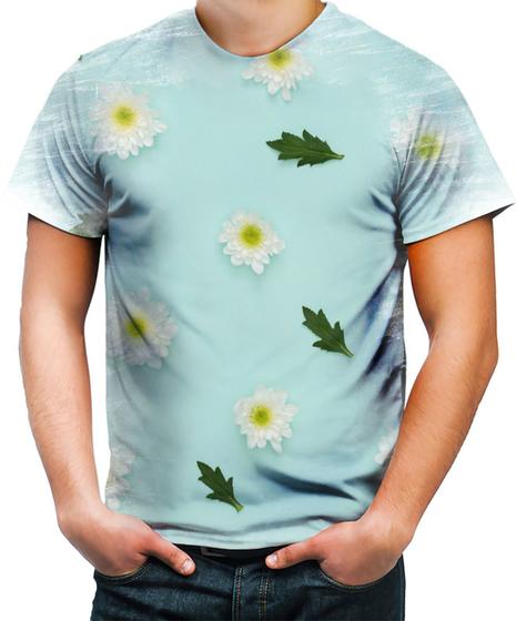 Imagem de Camiseta Desgaste Margarida Flor Inocência Sensibilidade 1