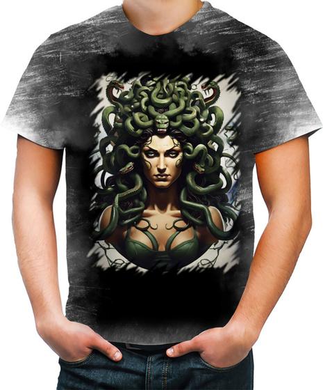 Imagem de Camiseta Desgaste Medusa Academia Gym Músculo 4