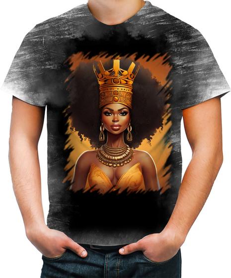 Imagem de Camiseta Desgaste Rainha Africana Queen Afric 1