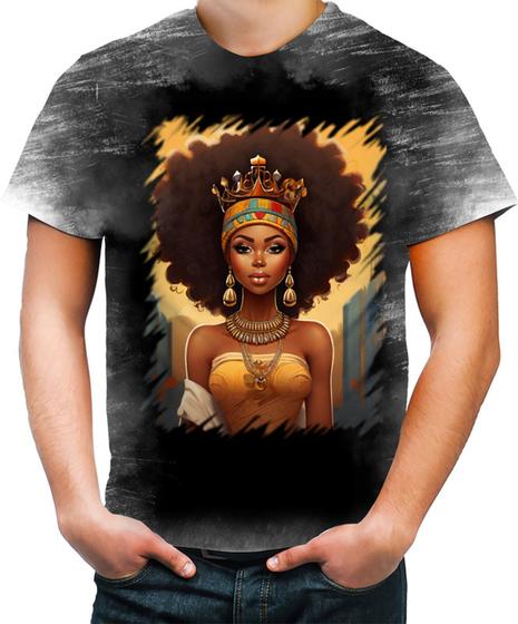 Imagem de Camiseta Desgaste Rainha Africana Queen Afric 9