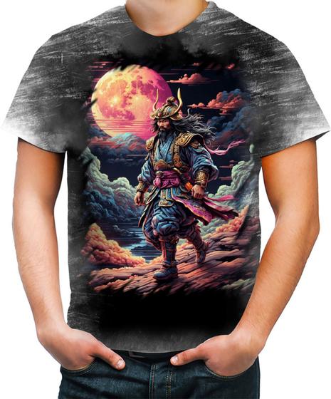 Imagem de Camiseta Desgaste Samurai Ronin Sunset Sem Mestre 2