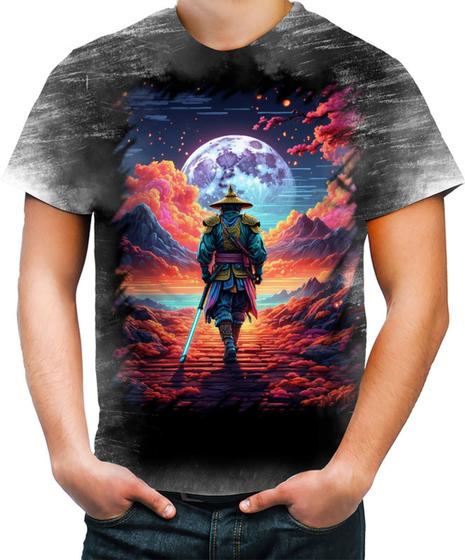 Imagem de Camiseta Desgaste Samurai Ronin Sunset Sem Mestre 6