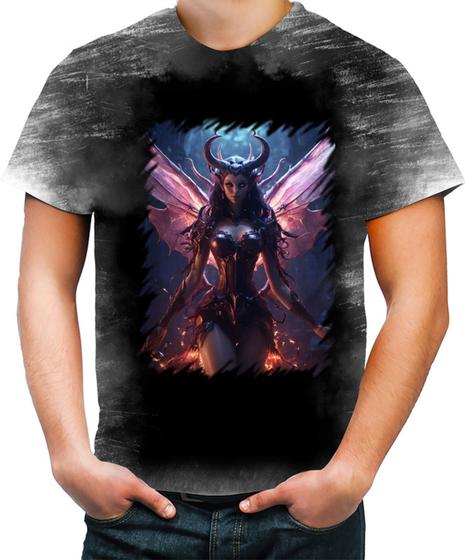 Imagem de Camiseta Desgaste Sucubus Demônio do Sono Mitologia 3