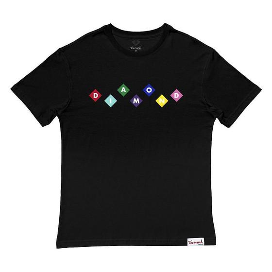 Imagem de Camiseta Diamond Primary Tee Masculina Preto