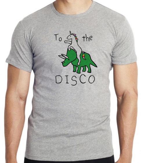 Imagem de Camiseta Dinossauro Unicórnio Blusa criança infantil juvenil adulto camisa todos tamanhos