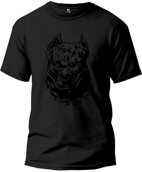 Imagem de Camiseta Dog Pit Masculina e Feminina 100% Algodão Primeira Linha Gola Redonda