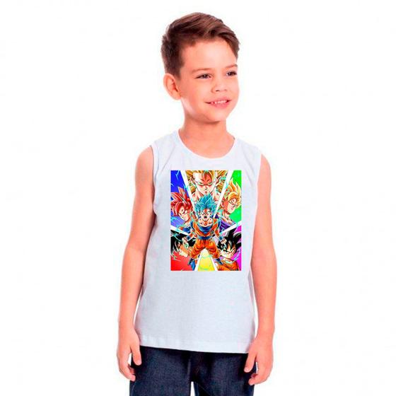 Imagem de Camiseta Dragon Ball Z Goku Branca Infantil10