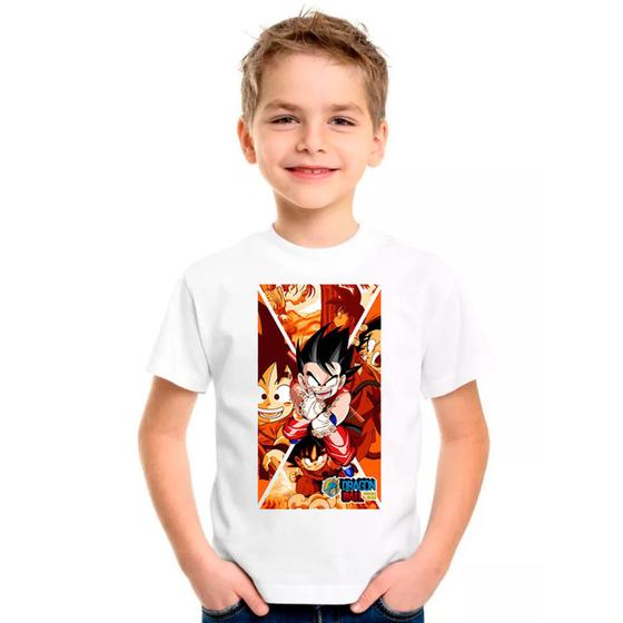 Imagem de Camiseta Dragon Ball Z Goku Branca Infantil11