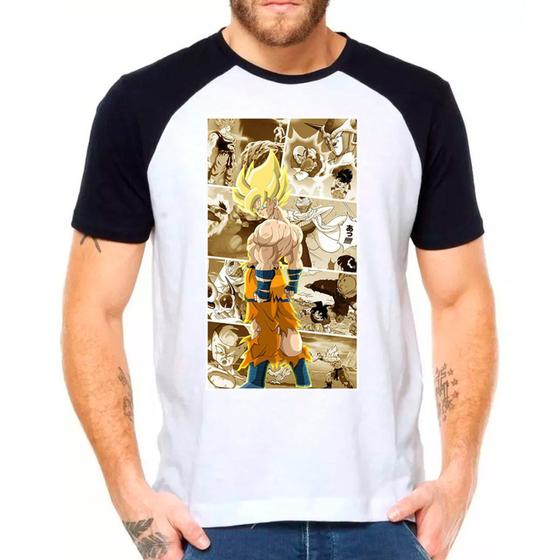 Imagem de Camiseta Dragon Ball Z Goku Branca Masculina02