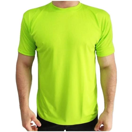Imagem de Camiseta Dry Fit 100% Poliamida Malha Fria Corrida Masculina