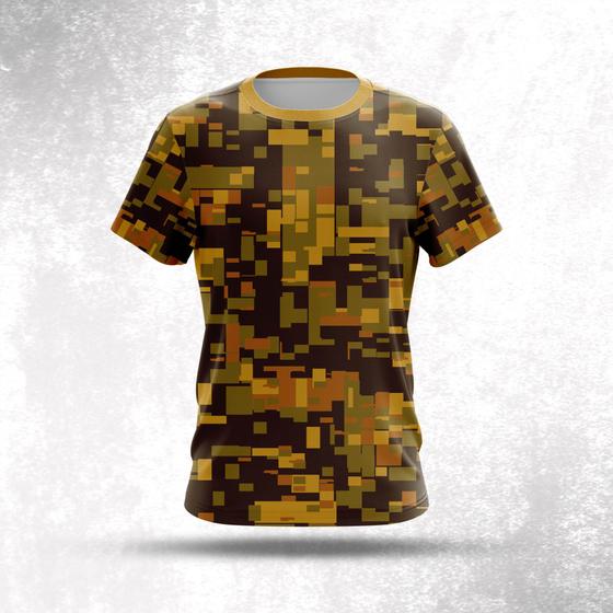 Imagem de Camiseta Dry Fit Camuflada V13 Sport Academia Treino Caminhada