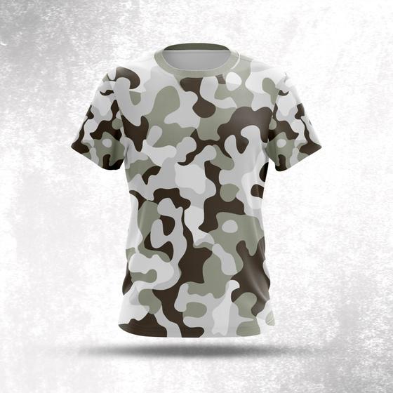 Imagem de Camiseta Dry Fit Camuflada V14 Sport Academia Treino Caminhada