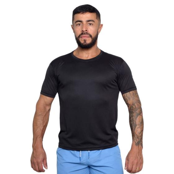 Imagem de Camiseta Dry Fitness Masculina Esportiva Academia e Casual