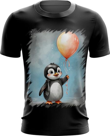 Imagem de Camiseta Dryfit Bebê Pinguim com Balões Crianças 10