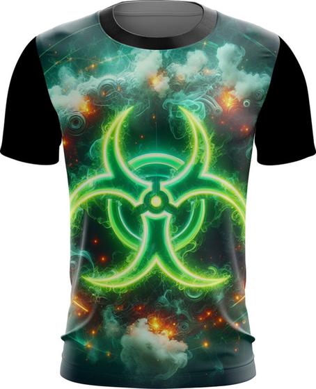 Imagem de Camiseta Dryfit Biohazard Perigo Biológico Stay Away 3