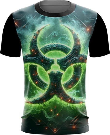 Imagem de Camiseta Dryfit Biohazard Perigo Biológico Stay Away 5