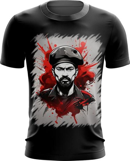 Imagem de Camiseta Dryfit Boina Comunista Vermelha 3