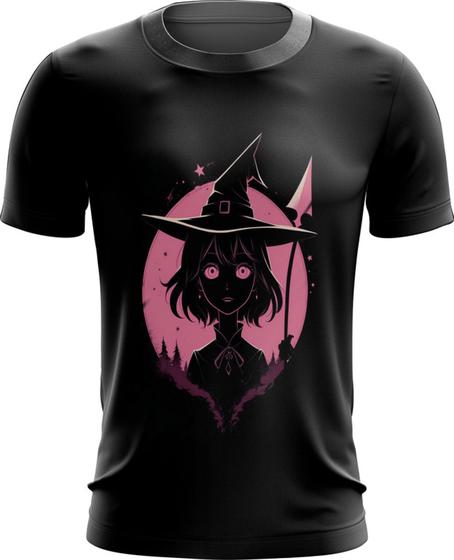 Imagem de Camiseta Dryfit Bruxa Halloween Rosa 5