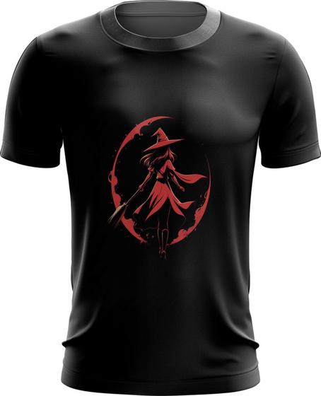 Imagem de Camiseta Dryfit Bruxa Halloween Vermelha 2