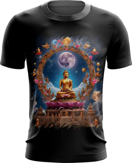 Imagem de Camiseta Dryfit Buda Universo Lótus Imortalidade 4