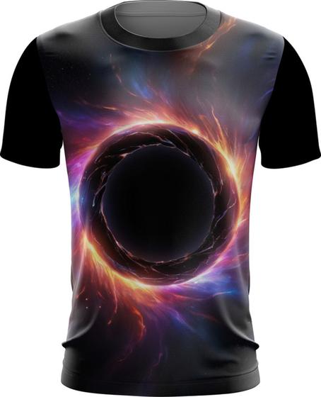 Imagem de Camiseta Dryfit Buraco Negro Black Hole Space 1