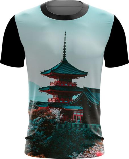 Imagem de Camiseta Dryfit Castelo Japonês Samurai Ninja Japan 1