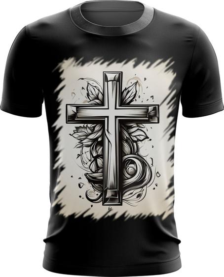 Imagem de Camiseta Dryfit da Cruz de Jesus Igreja Fé 1