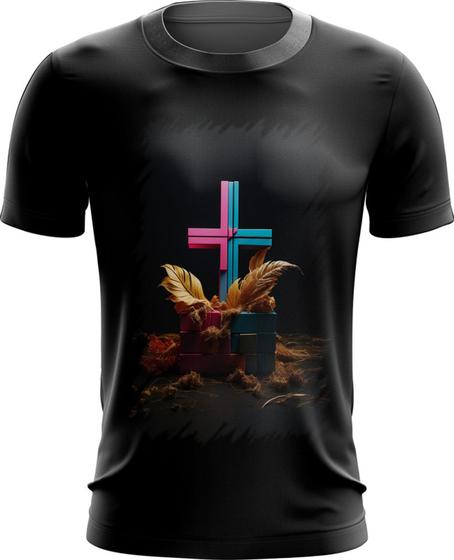 Imagem de Camiseta Dryfit da Cruz de Jesus Igreja Fé 18