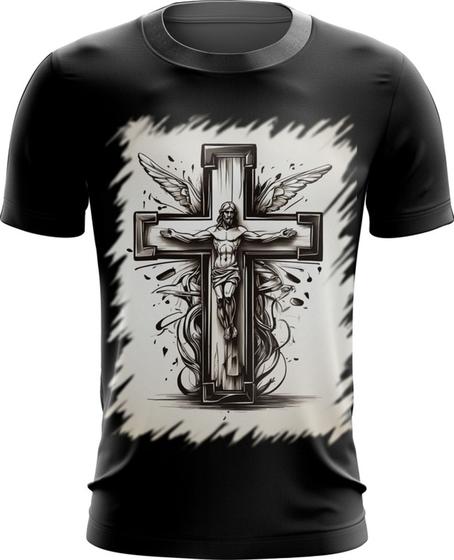 Imagem de Camiseta Dryfit da Cruz de Jesus Igreja Fé 20