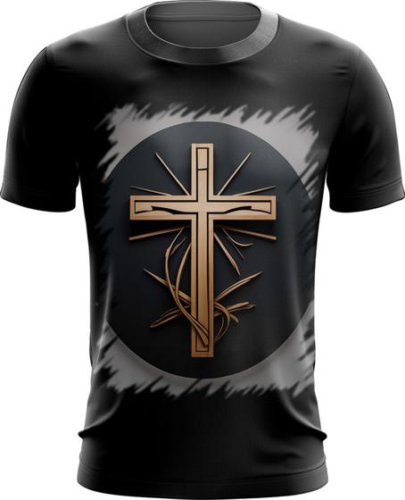 Imagem de Camiseta Dryfit da Cruz de Jesus Igreja Fé 48