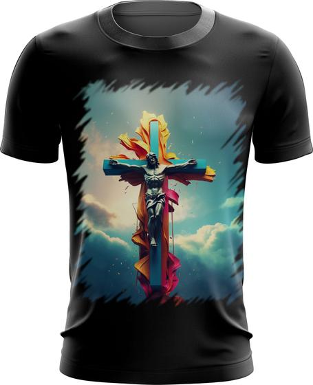 Imagem de Camiseta Dryfit da Cruz de Jesus Igreja Fé 7