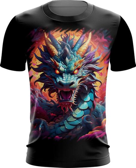 Imagem de Camiseta Dryfit Dragão Chinês Lendário Mito 4