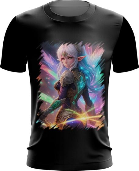 Imagem de Camiseta Dryfit Elfa Linda na Floresta Mágica 4