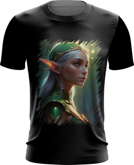 Imagem de Camiseta Dryfit Elfa Linda na Floresta Mágica 6