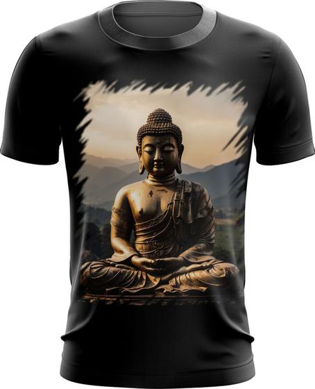 Imagem de Camiseta Dryfit Estátua de Buda Iluminado Religião 16