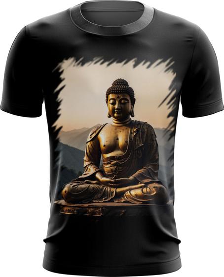 Imagem de Camiseta Dryfit Estátua de Buda Iluminado Religião 23