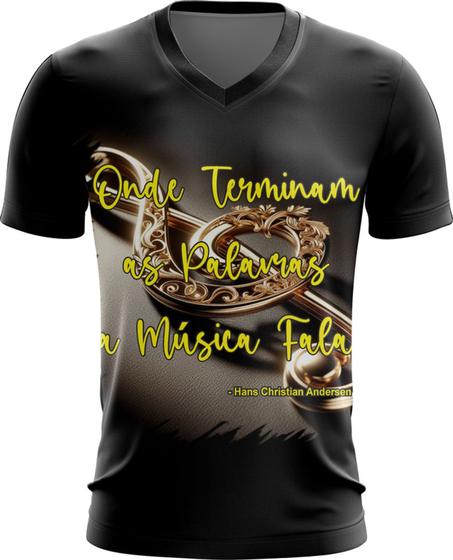 Imagem de Camiseta Dryfit Frases vida sem Música Reflexões 3v