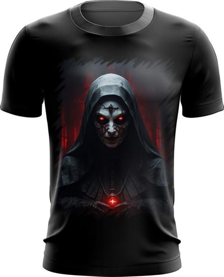 Imagem de Camiseta Dryfit Freira do Mal Terror Possuída 7